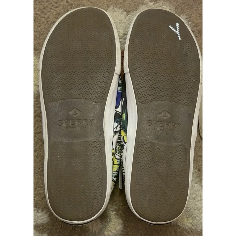 Sperry Striper II CVO - Palm Print - Men's Size 10.5 22278 Resort Beach Cruise